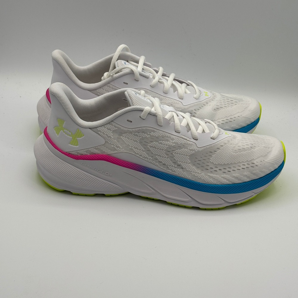 Under Armour UA W Turbulence 3 Shoes Womens Size 10 White Running 6006718-101
